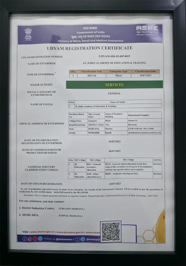 Certificate 3